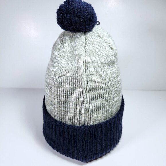 New England Patriots Knit Toque Pom Pom Beanie Hat Unisex Adult Fall Winter - Picture 4 of 7